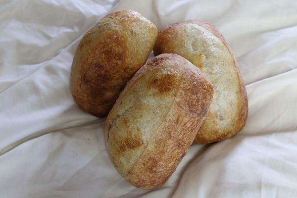 Three Rustic Mini Loafs